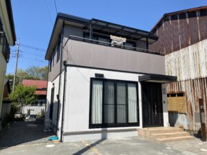 静岡県富士宮市　O様邸　セキスイハイム（パルフェSE）住宅の外壁塗装、屋根塗装